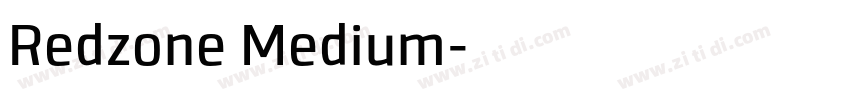 Redzone Medium字体转换